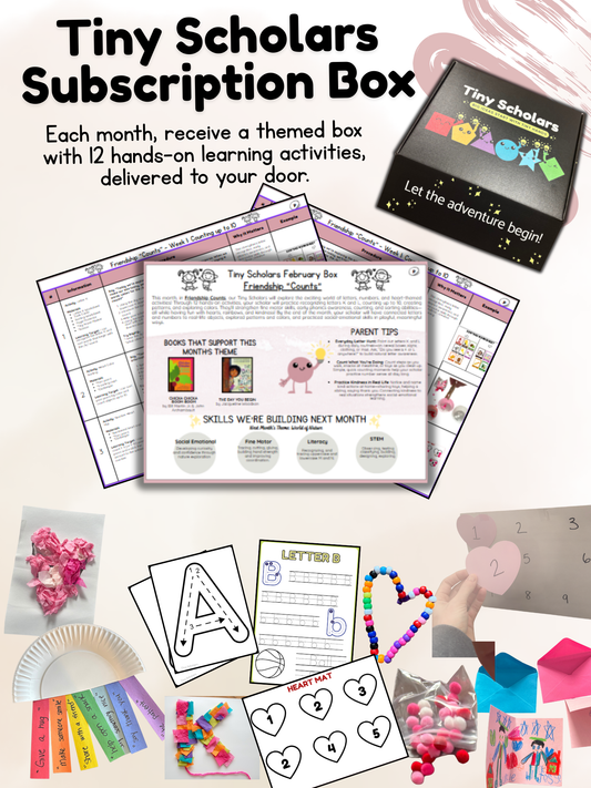 ✨ Kindergarten Prep Subscription Box (Ages 4–5) ✨